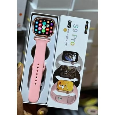 Picture of S9 Pro Smart Watch 2.01 Full Touch Bluetooth Calls Sleep Monitoring Multiple Sport Smartwatch For Android iOS - Black