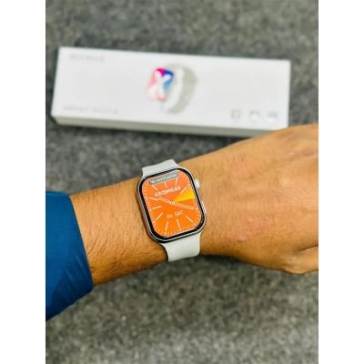 Picture of S12 Max Ferefit Smart Watch – Ultra 2.29" AMOLED | Updated Premium Model | NFC Access | Bluetooth Calling | Fast Wireless Charging | Fitness & Health Master - Silver
