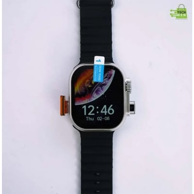 Picture of BW9 Smartwatch 4G Direct Sim Calling, Pop Up Camera, Bluetooth Calling, HD Display Smart watch Full Touch Screen and Wireless charging Smartwatch - Black