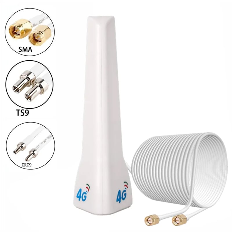 Picture of 4G Indoor Antenna 698-2700MHz Panel Aerial 4G Communication Antenna for WIFi Router Modem Signal Booster - White