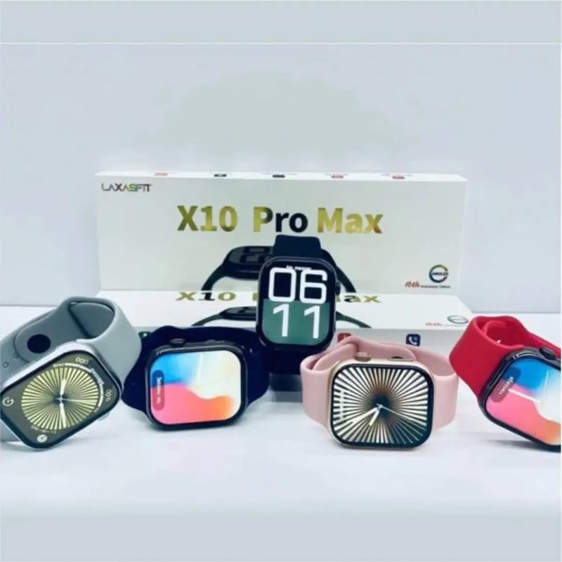 Picture of X10 Pro Max Smartwatch – 1.91” AMOLED Display - Silver
