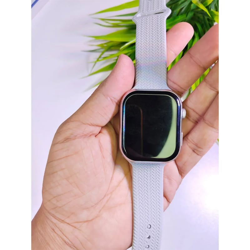 Picture of S30 Pro Max Smart Watch with 7 Straps. Series 10 Infinity Screen Bluetooth Calling Smartwatch - Black