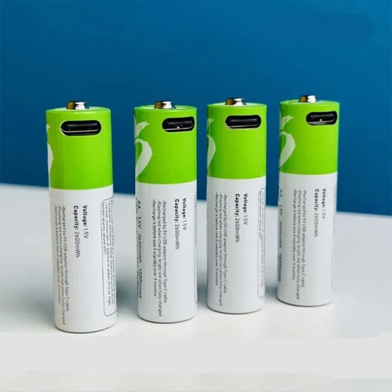 Picture of SmarToools RB40 AA/AAA 1.5V Rechargeable Battery (4/2-Piece Set) – High Capacity & Eco-Friendly