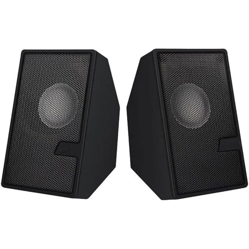 Picture of D7 Multimedia Speaker with 3.5 Aux Connectivity - USB Powered and Volume Control Laptop/Desktop Speaker - White, 2.0 Channel