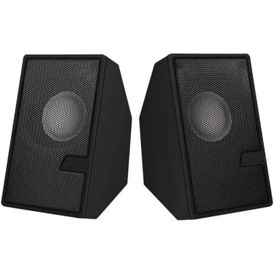 Picture of D7 Multimedia Speaker with 3.5 Aux Connectivity - USB Powered and Volume Control Laptop/Desktop Speaker - White, 2.0 Channel
