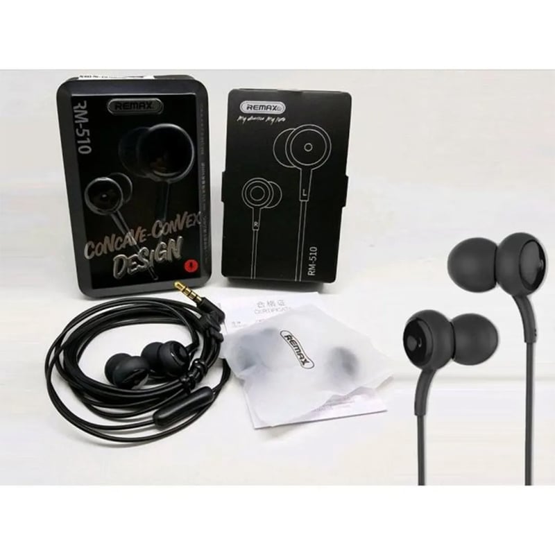 Picture of Remax Rm 510 Wired High Performance Earphones - Headphone - Black