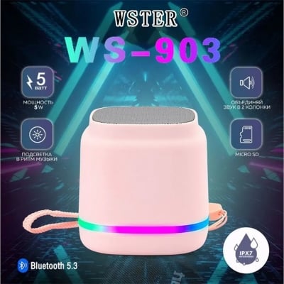 Picture of WSTER WS-903 Colorful Lighting Mini Wireless Speaker