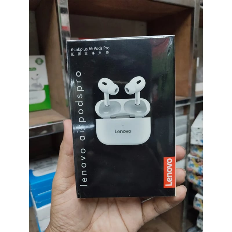 Picture of Lenovo Livepods Airpods Pro True Wireless Bluetooth Tws Headset Earbuds Earphones - White