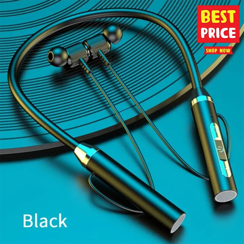 Picture of Uiisii R03 High Quality Wireless Bluetooth Neckband Headphone - Black