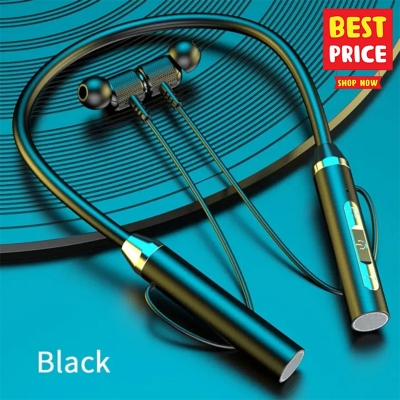 Picture of Uiisii R03 High Quality Wireless Bluetooth Neckband Headphone - Black