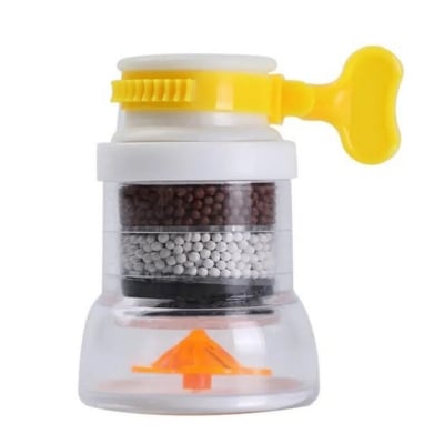 Picture of Water Faucet Filter Household Kitchen Home Faucet Mini Tap Water Clean Purifier Filter Filtration Cartridge Carbon Filter-Water filter tap - Multicolor