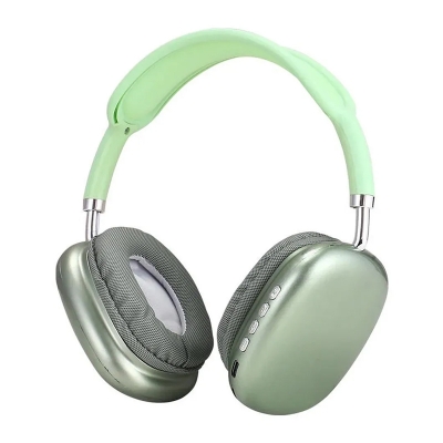 Picture of P9 Pro Max Tws Wireless Bluetooth-compatible Headphones With Mic Noise Canceling Stereo Hi-fi Gaming Headset - Green