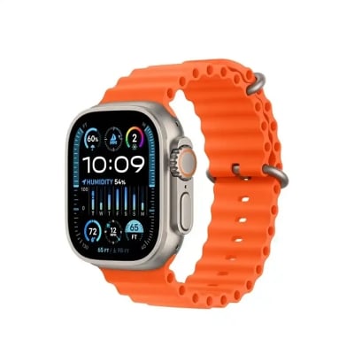 Picture of K10 Ultra Smartwatch: SIM Support, Fitness Tracking Smart Watch 2.1" Display, Wireless Charger and Bluetooth Connectivity Calling & Music Smartwatch - Orange