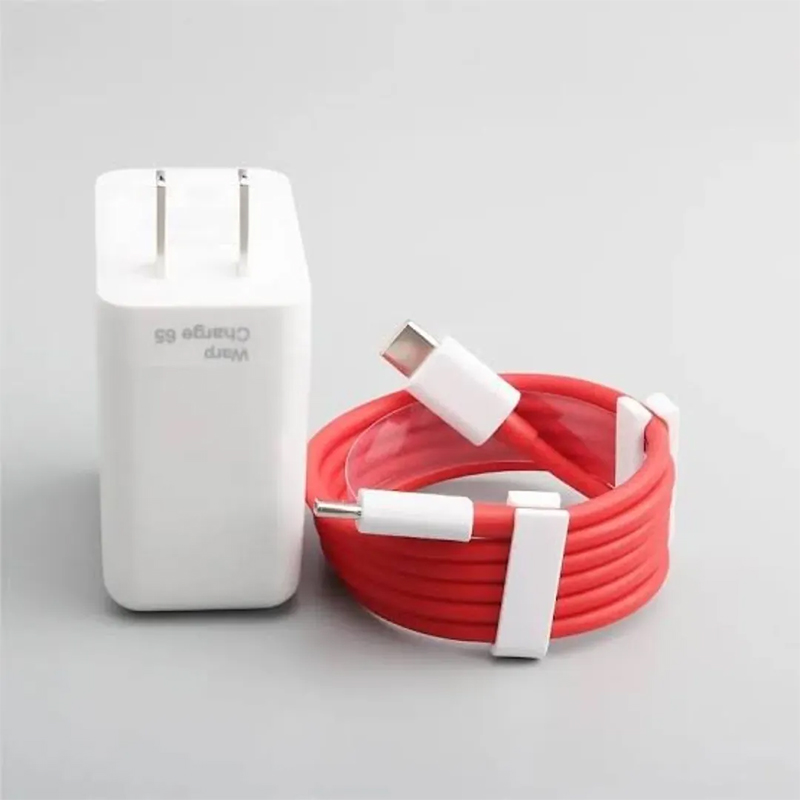 Picture of Oneplus Warp Charge 65 EU US UK Plug 65w Warp Charger Adapter Oneplus 8T 8 Pro 7t 7 6t Fast Charging Usbc To Usbc Cable - Multicolor