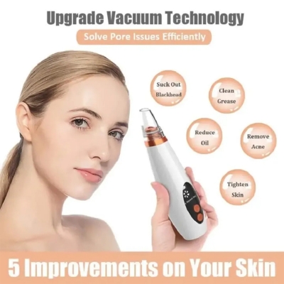 Picture of Blackhead Remover Machine Blackhead Remover Instrument Black Dot Remover Acne Vacuum Suction Face Clean Black Head Pore Cleaning Beauty Skin