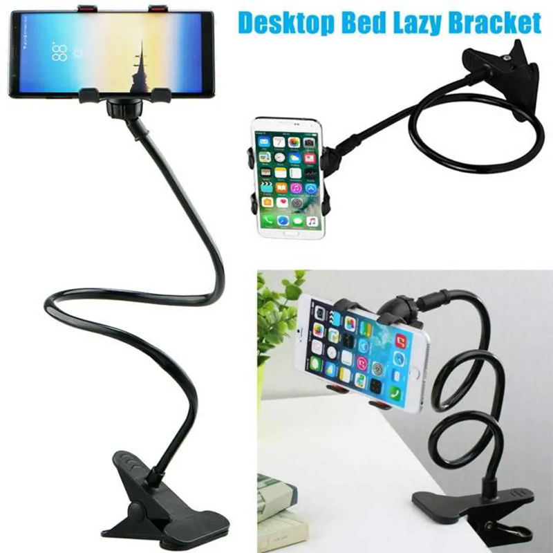 Picture of Universal Flexible Long Arms Lazy Bed Desktop Mobile Phone Holder Stand - Black - Phone Stand - Mobile Stand - Black