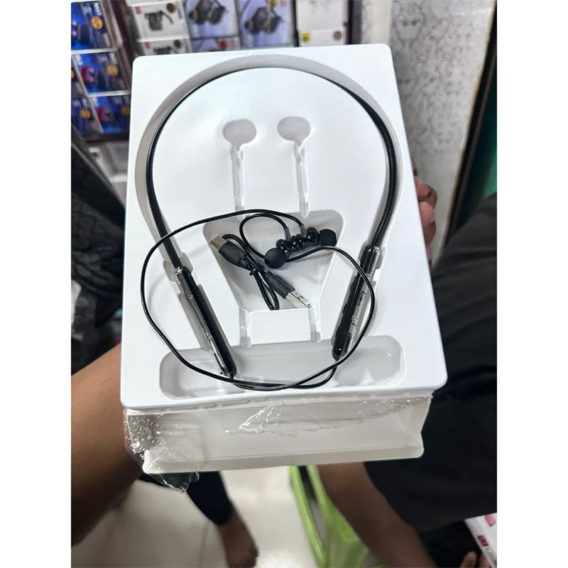 Picture of UiiSii R-05 Transparent neckband 50 Hours Music playback Time - Black