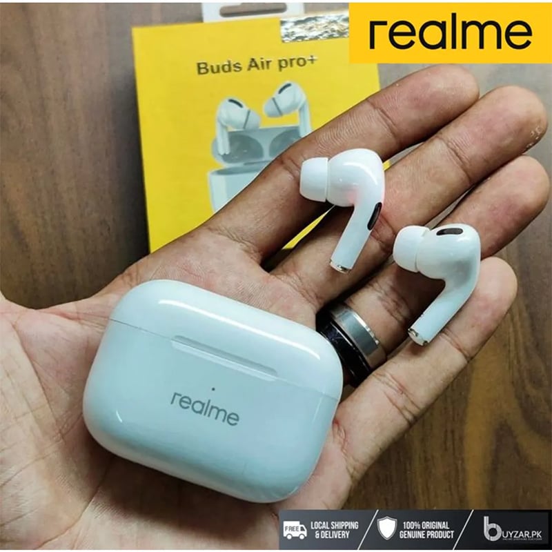 Picture of Realme Airpods Pro Wireless Earbuds - Bluetooth Headphone - White