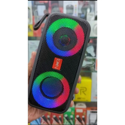 Picture of NB-051 Bluetooth, USB, TF Card & FM Radio Supported Deep Bass RGB Colorful Lighting Speaker  High Base Long  Lasting Battery Life - Multicolor