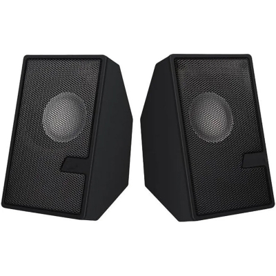 Picture of D7 Multimedia Speaker with 3.5 Aux Connectivity - USB Powered and Volume Control Laptop/Desktop Speaker - White, 2.0 Channel