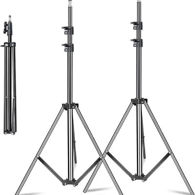 Picture of NeePho 9988 7Fit Heavy Duty Light Stand for Photography Strobe Flash Lighting - Black
