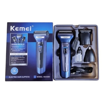 Picture of Kemei Km 6330 3 In 1 Kit Trimmer for Male & Girls.