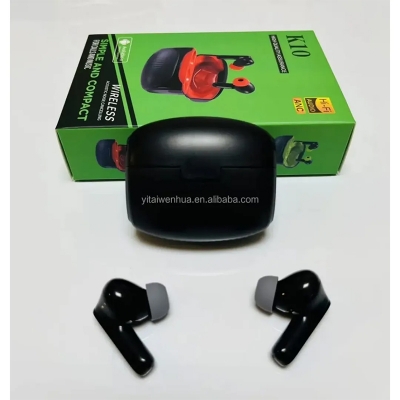 Picture of K10 TWS Wireless Earbuds Bluetooth 5.3 Gaming Earphone with ANC Noise Cancelling | HiFi Sound Quality | Waterproof & Long Battery Backup Charging Case - Multicolor