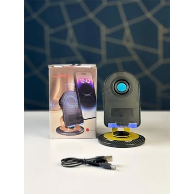 Picture of Sensor Speaker Stand – 5-in-1 Mobile Phone Holder with Wireless Induction Speaker - Black