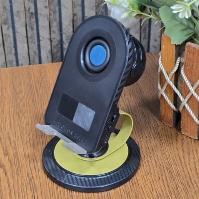 Picture of Sensor Speaker Stand – 5-in-1 Mobile Phone Holder with Wireless Induction Speaker - Black