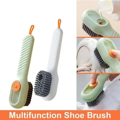 Picture of Multifunction Long Handle Liquid Shoe Brush cleaning Brush for Clothes Shoe Clothing washing Household Cleaning tools 1pcs - Multicolor