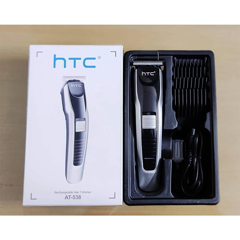 Picture of HTC AT-538 Rechargeable hair and beard trimmer Run Time 45 Minute 4 Size Clip