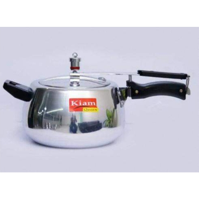 Picture of Kiam Queen Pressure Cooker 4.5 Ltr (oval shape)-Multicolor