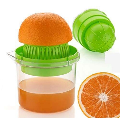Picture of Enjoy Freshly Squeezed Juice With Hand Press Juicer With Fruit Squeezer Cup - Convenient And Colorful Juicing Tool-Green
