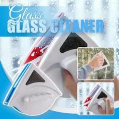 Picture of Magnetic Window Cleaner Double Side Window Cleaning Tool Magnetic Glass Cleaner for 20-30MM Double Layer Windows Anti Drop Scratch Free for High House Office Glass Windows