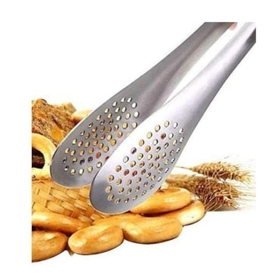 Picture of Buy one get One Stainless Steel Food Clip, Food Clip-Silver