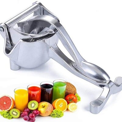 Picture of Juicer Squeezer - Stainless Steel Manual Hand Press Juicer Squeezer-Silver