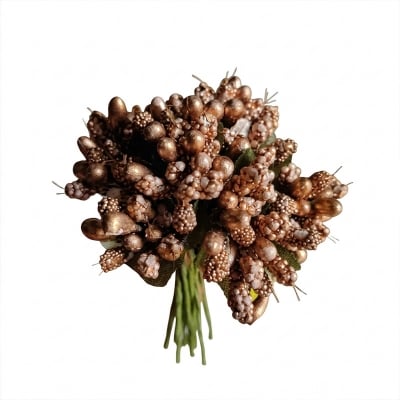 Picture of Artificial Flower Stamens Renu - 24pc/ 2 Bundel - Home Decoration Item-GOLDEN