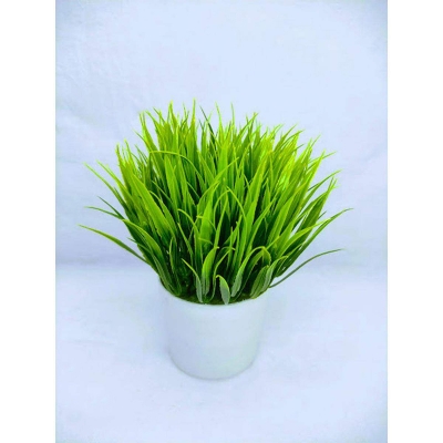 Picture of Artificial plant in plastic vases Home Decoration Item-Green