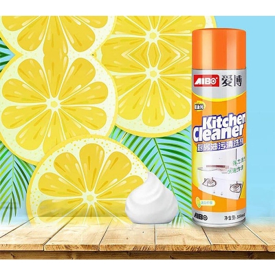 Picture of Multipurpose Bubble Foam Cleaner Kitchen Cleaner Spray Oil & Grease Stain Remover Chimney Cleaner Spray Bubble Cleaner All Purpose Foam Degreaser Spray-Multicolor