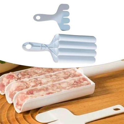 Picture of Creative Kitchen Meatball Maker Meat Ball Scoop with Cutting Spade Piyaju Maker, None-Stick Meatball Maker Cooking Piyajo Maker Accessories-Multicolor