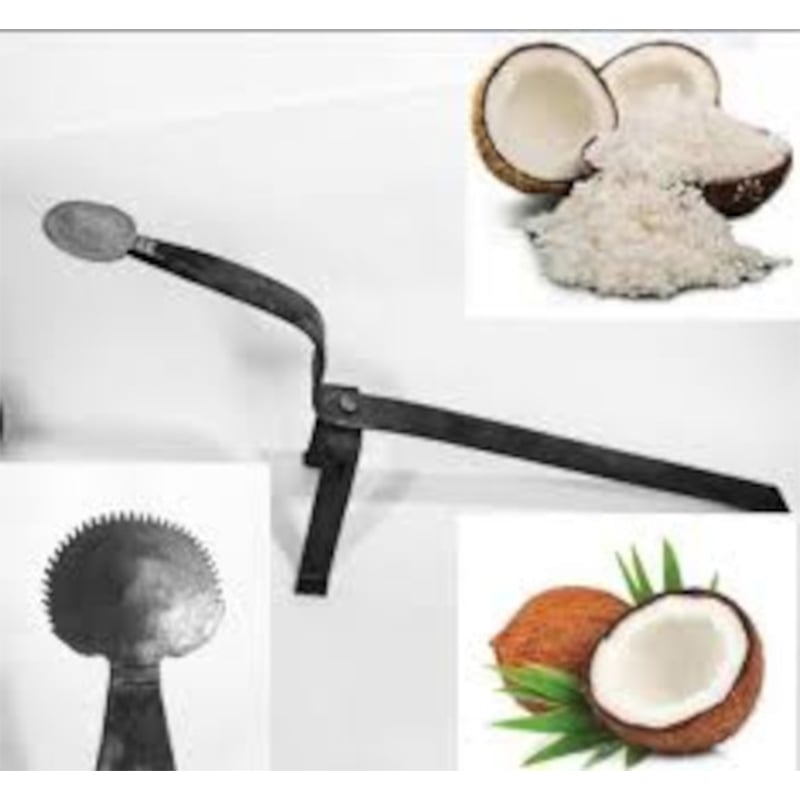 Picture of Coconut Scraper Handmade - Kitchen Accessories-Black