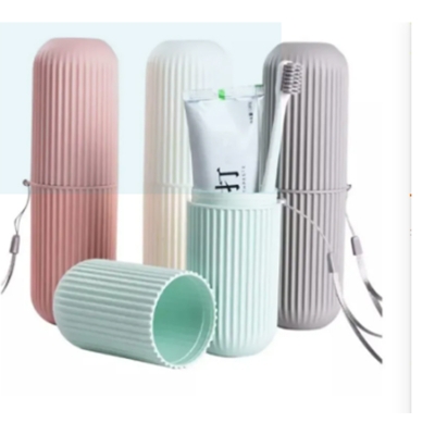 Picture of Tooth brush holder - Portable Toothbrush & Toothpaste Holder Storage Box-Multicolor