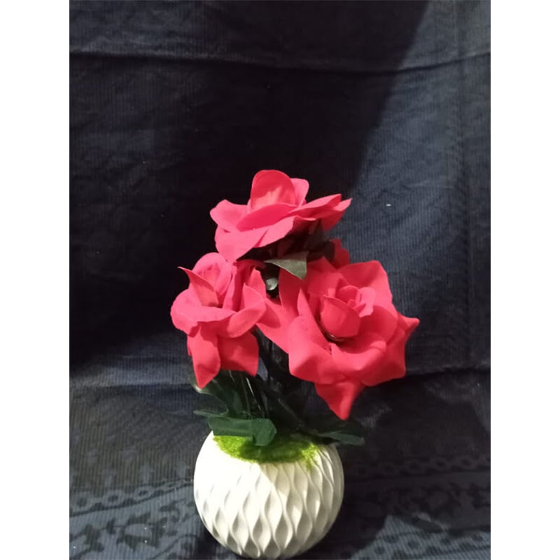 Picture of Artificial plant flower - Home Decoration Item-Red