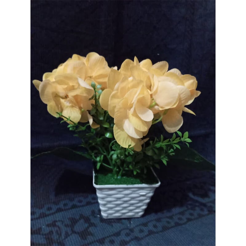 Picture of Artificial plant flower - Home Decoration Item-Light yellow
