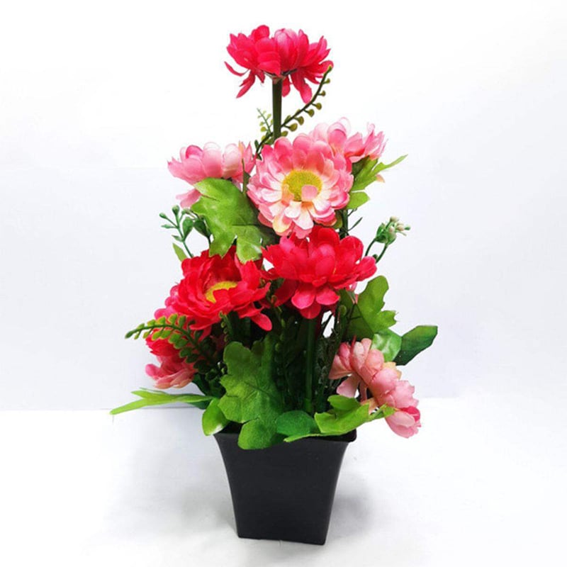 Picture of Buy one Get one Artificial Flower Vase for Decoration-Multicolor