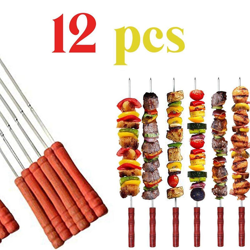 Picture of Buy One Get One BBQ Grill Sticks 12 Pieces-Grey