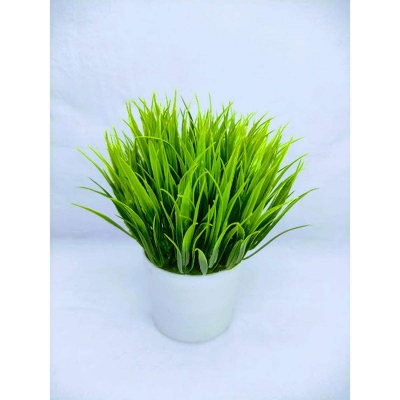 Picture of Artificial plant in plastic vases Home Decoration Item-Green