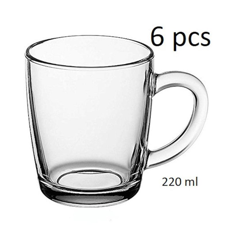 Picture of Clear Glass Tea/Coffee Mug - 6 Pieces-Neutral