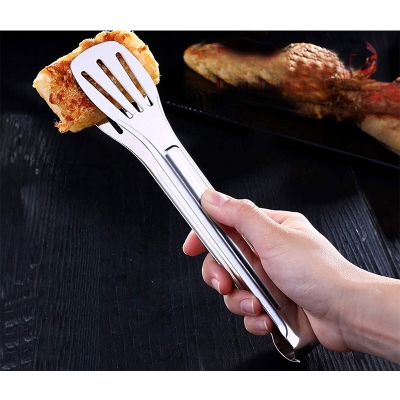 Picture of Stainless Steel Food Clip-1pcs-Silver