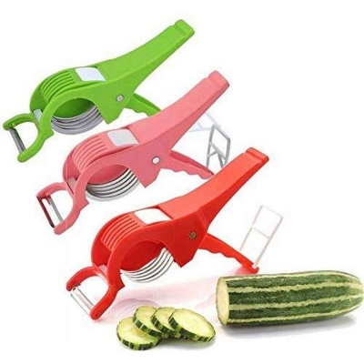 Picture of Vegetable/ Fruit Multi Cutter and Peeler - Multicolor